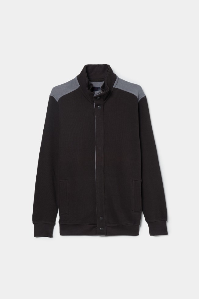 Chaqueta de cuello alto interlock Chaqueta de cuello alto interlock
