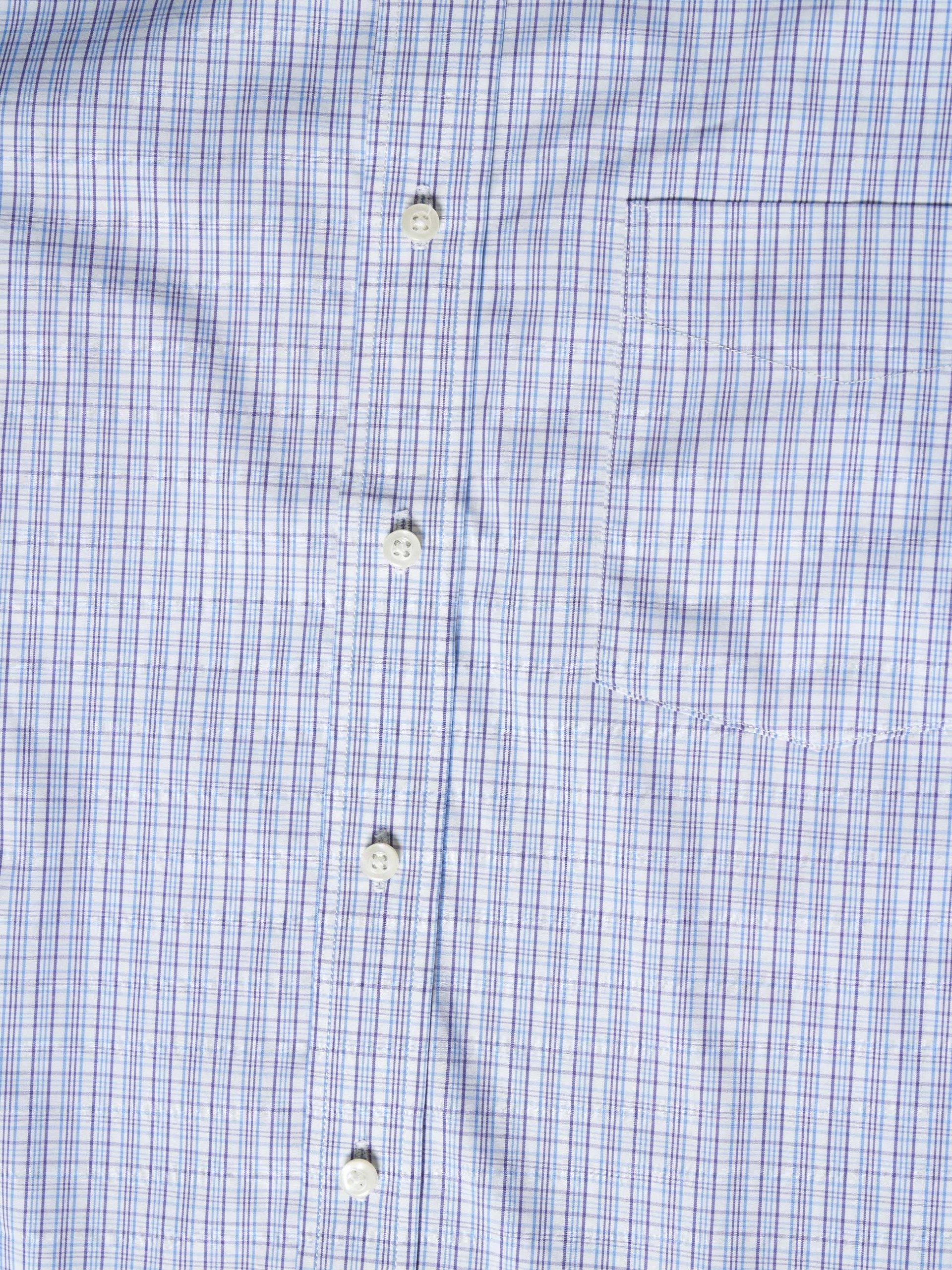 Camisa de cuadros de manga corta