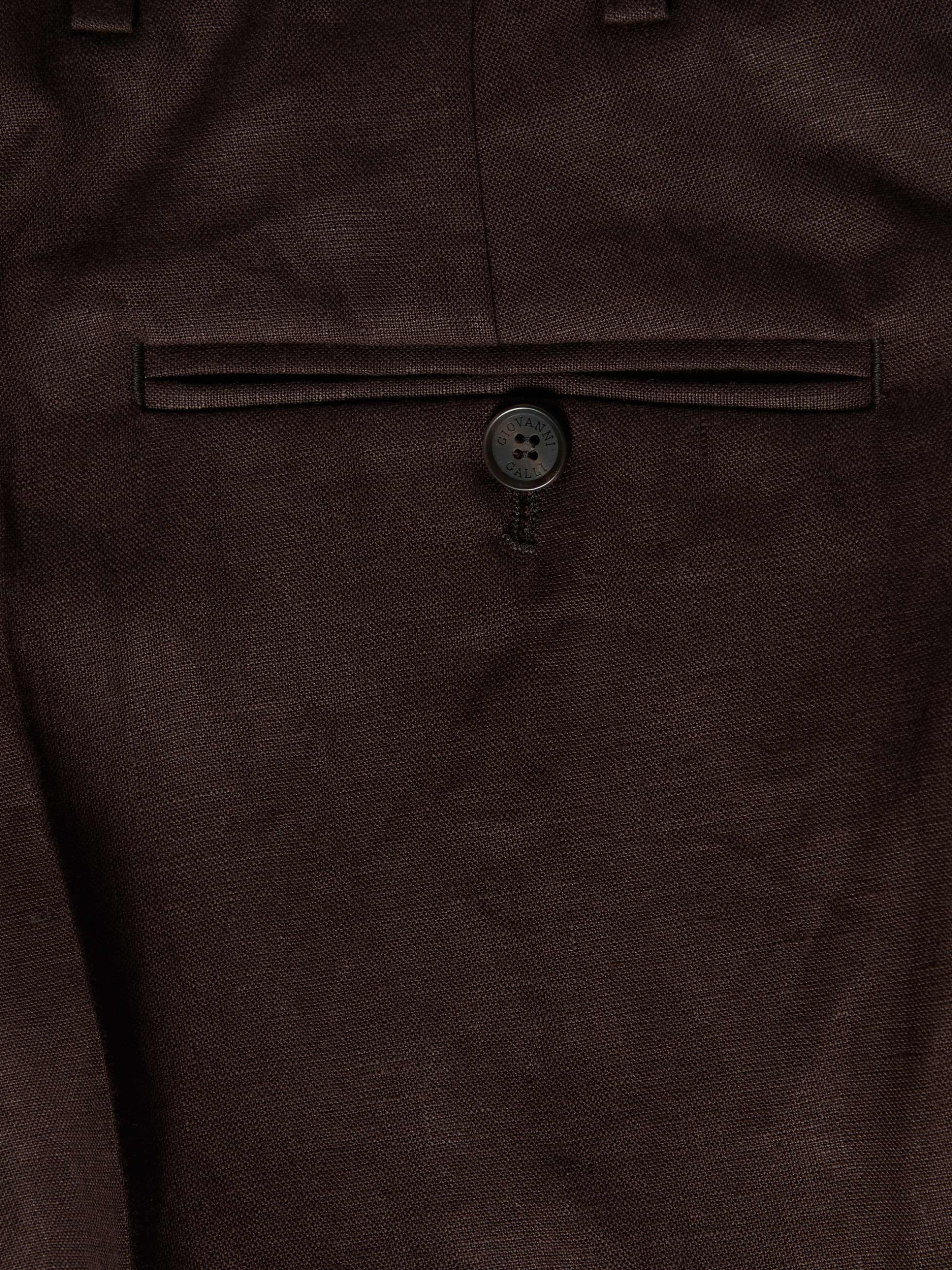 Pantalones clásicos de lino