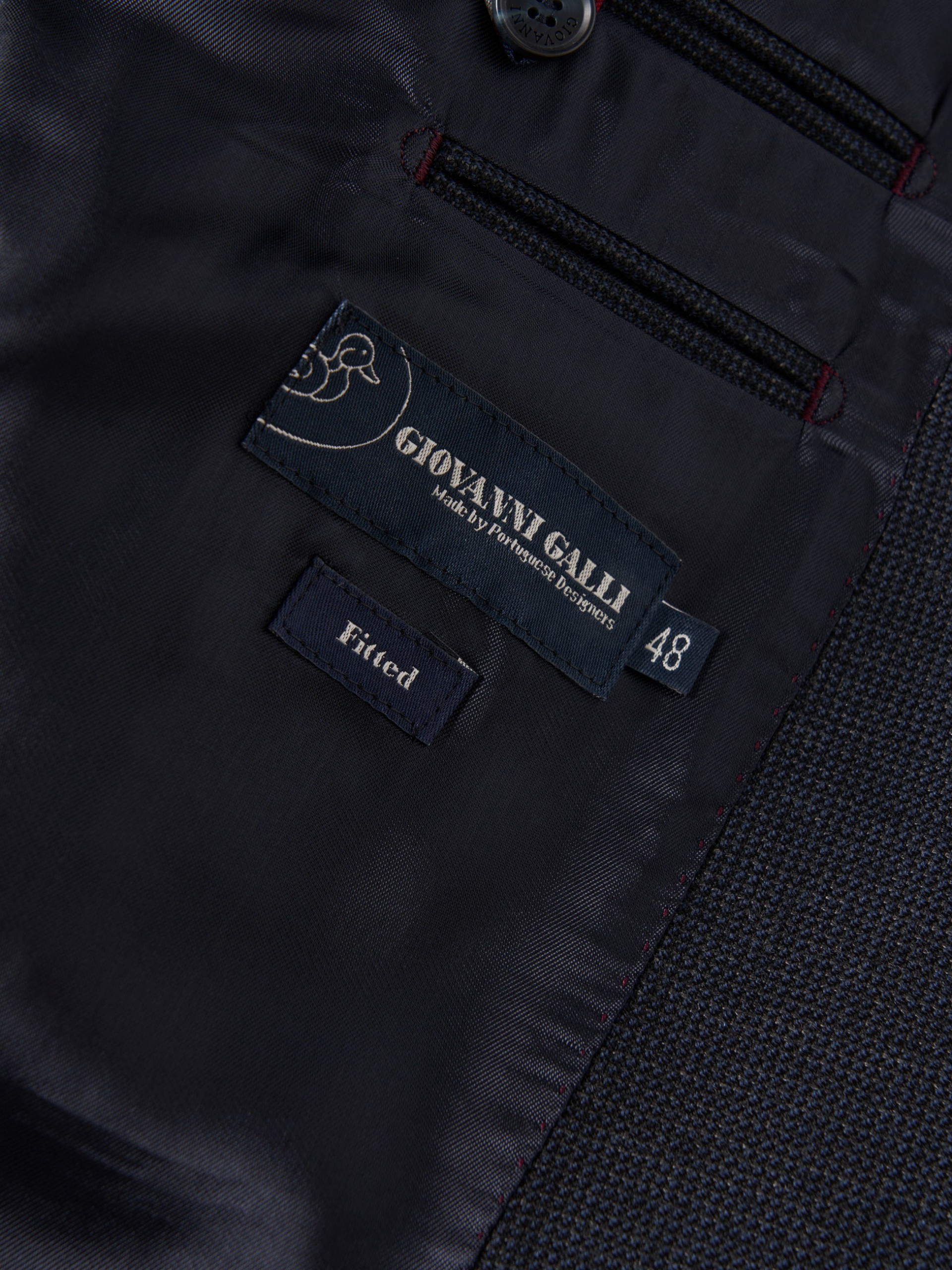 Blazer slim fit microdiseño