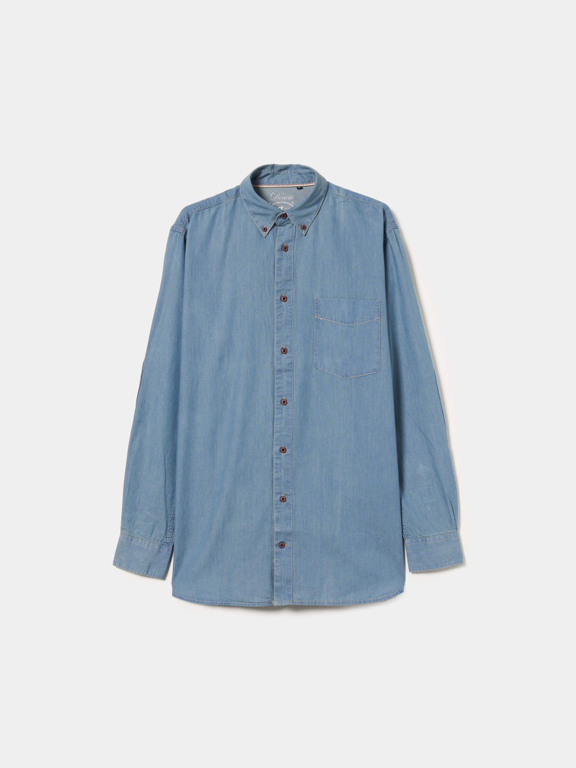 Camisa deportiva de mezclilla