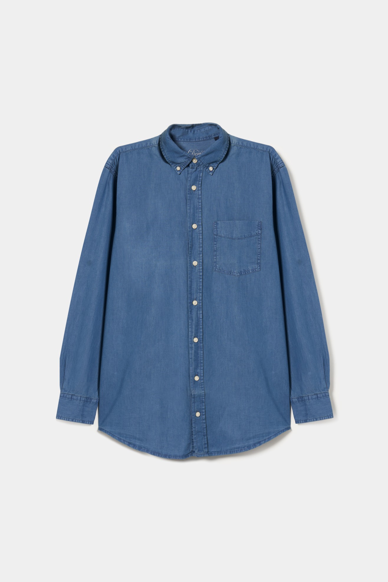 Camisa deportiva de mezclilla