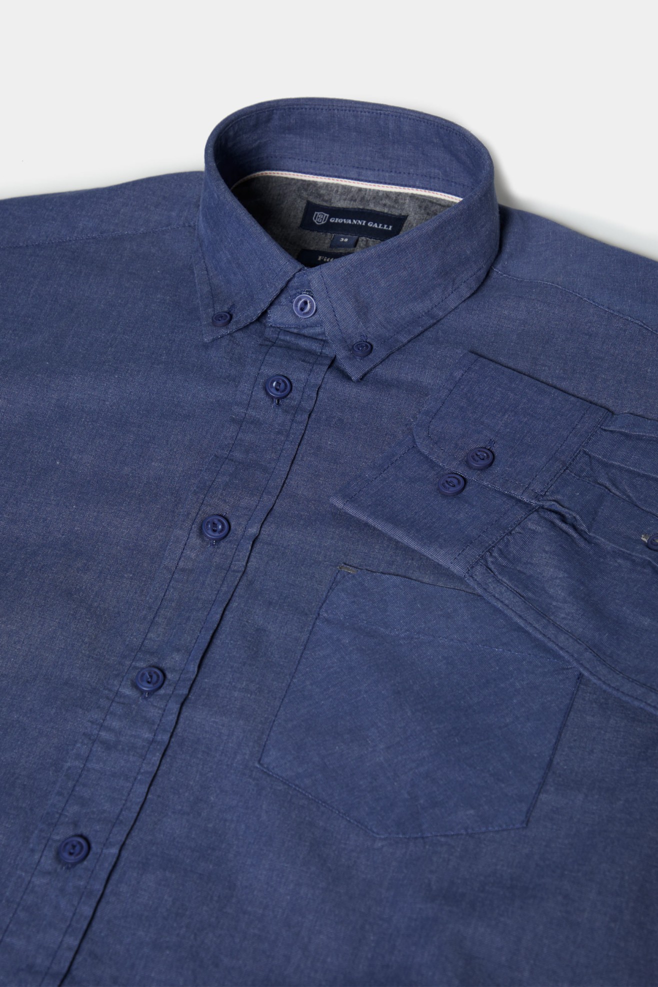 Camisa casual cintada