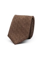 Corbata de seda estampada