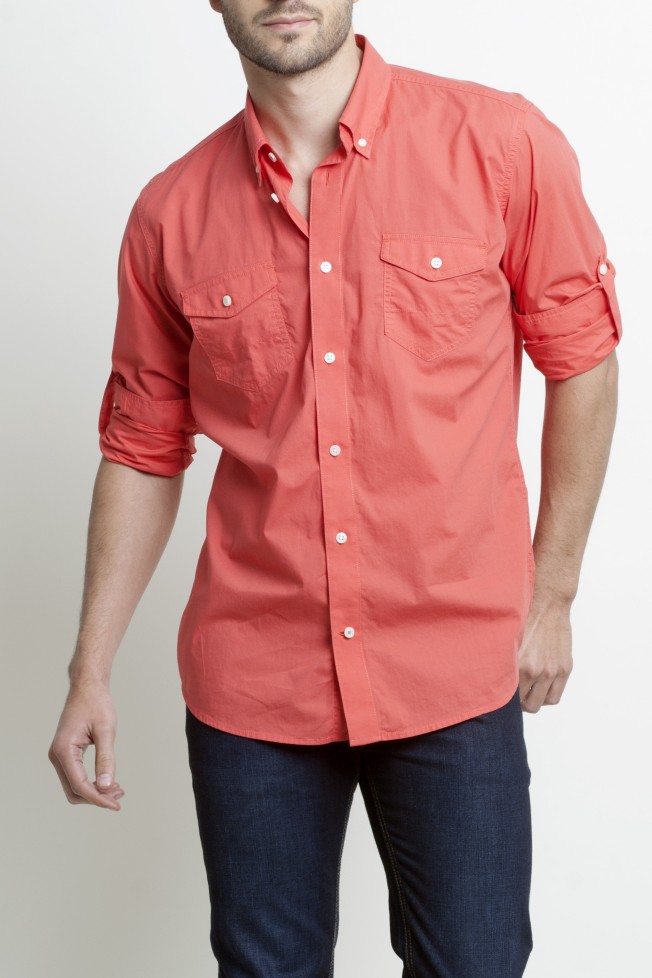 Camisa Deportiva Slim Fit 