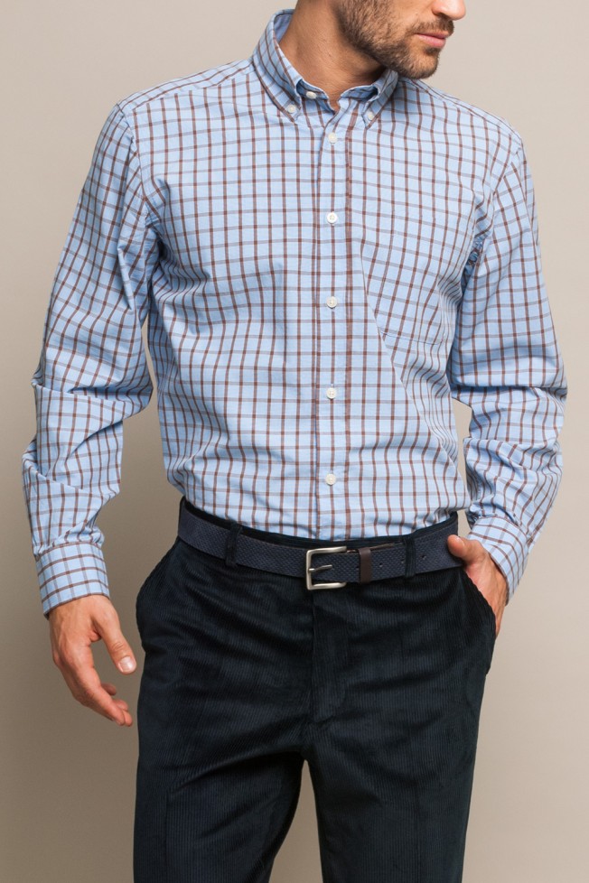 Camisa xadrez regular fit