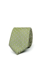 Corbata con estampado cornucopia