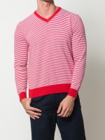 Jersey 100% algodn con cuello en V