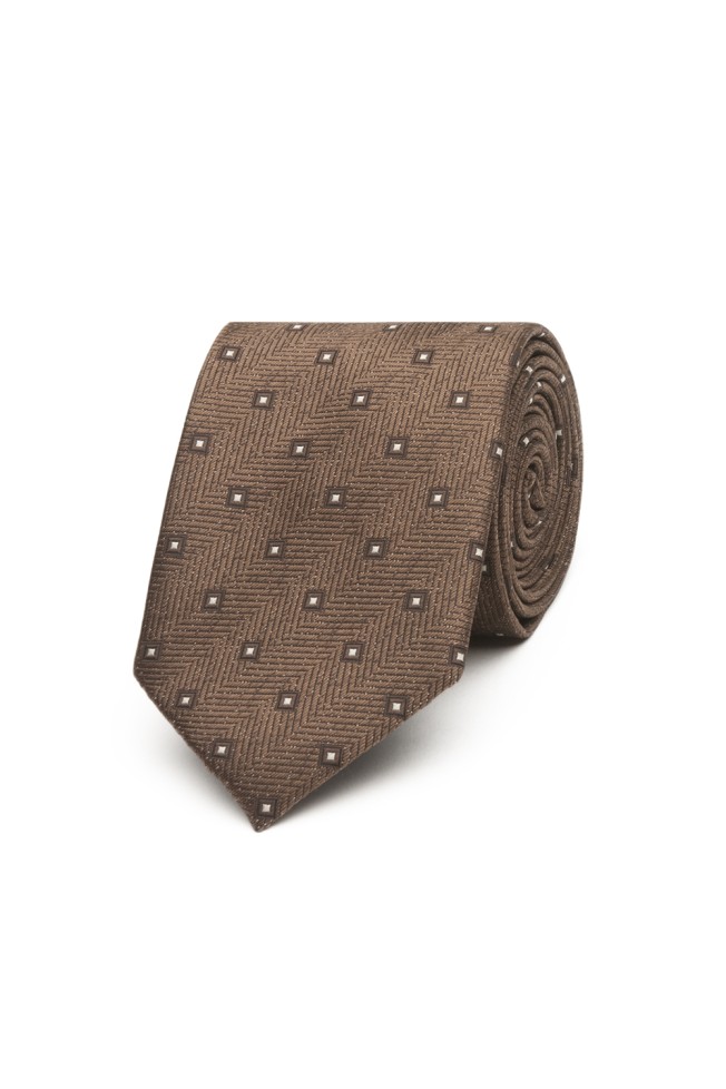 Corbata textura cuadrada