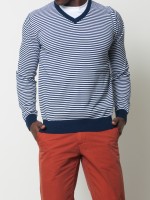 Jersey 100% algodn con cuello en V