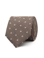 Corbata textura lunares