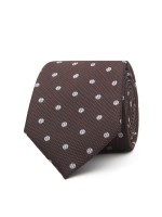 Corbata textura lunares