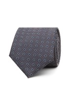 Gravata seda texturizada bolinhas