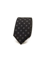 Corbata de seda con lunares 