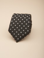 Corbata de lunares con textura 