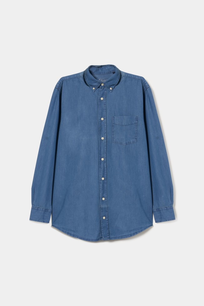 Camisa deportiva de mezclilla