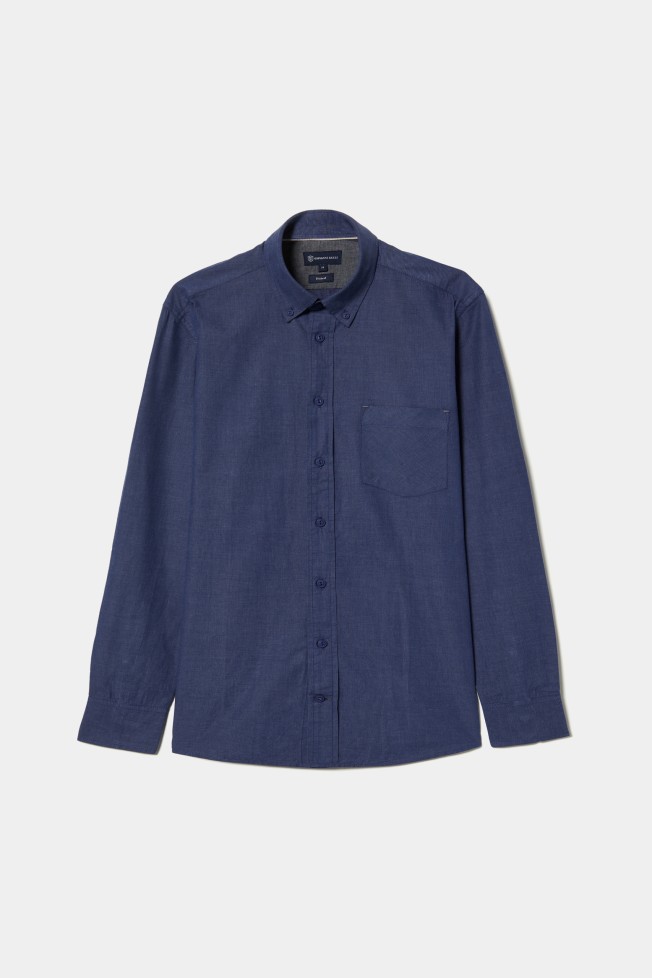 Camisa casual cintada