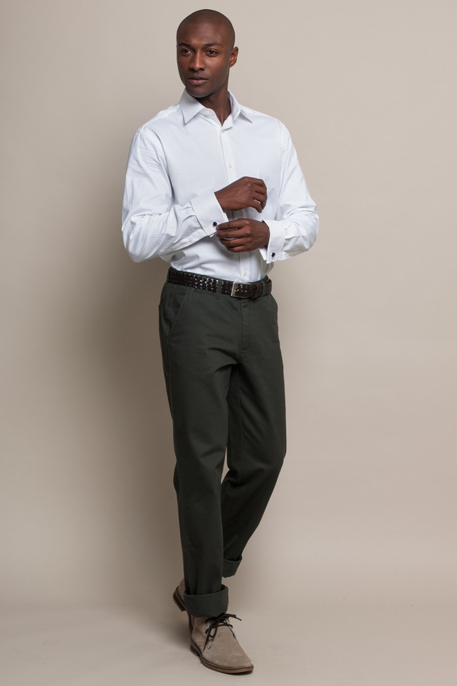 Pantalones de sarga