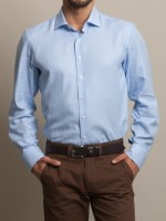 Camisa clssica cintada