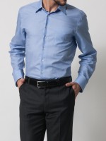 Camisa clssica cintada