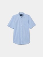 Camisa de riscas manga curta