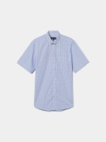 Camisa xadrez manga curta