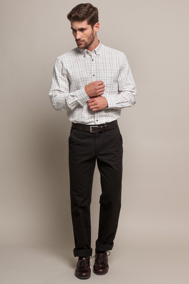 Pantalones de sarga