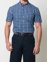 Camisa slim fit a cuadros