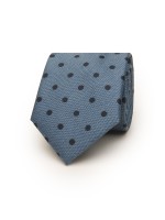 Corbata de lunares con textura