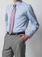 Camisa clssica cintada