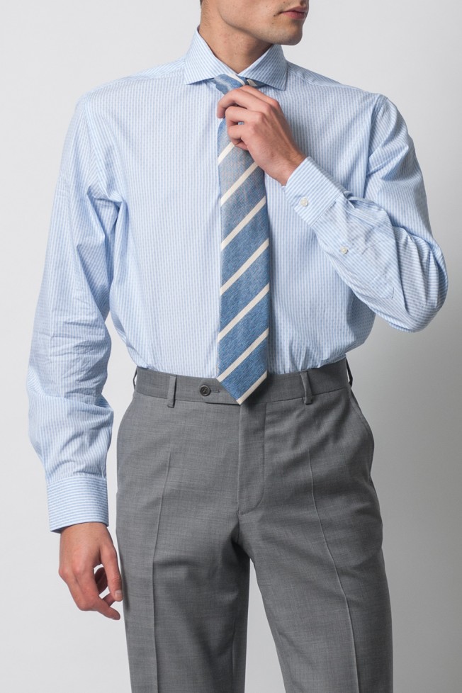 Camisa clsica ajustada 