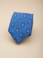 Corbata con estampado cornucopia