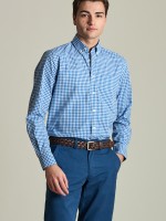 Camisa regular fit a cuadros