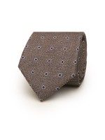 Corbata con textura de lunares