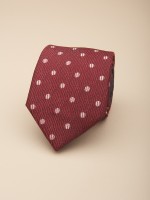 Gravata texturizada bolinhas