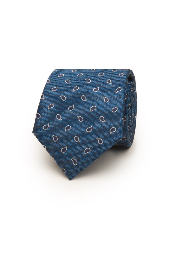 Corbata cornucopia con textura 