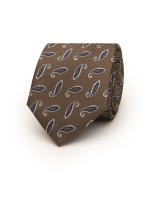 Corbata con estampado cornucopia 