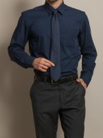 Camisa casual cintada