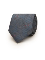 Corbata con estampado cornucopia 