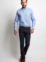 Camisa regular fit a cuadros