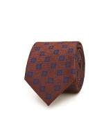 Corbata con estampado de flores