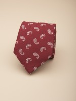 Corbata cornucopia con textura 