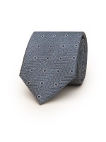 Corbata con textura de lunares