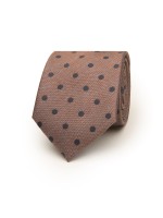 Corbata de lunares con textura