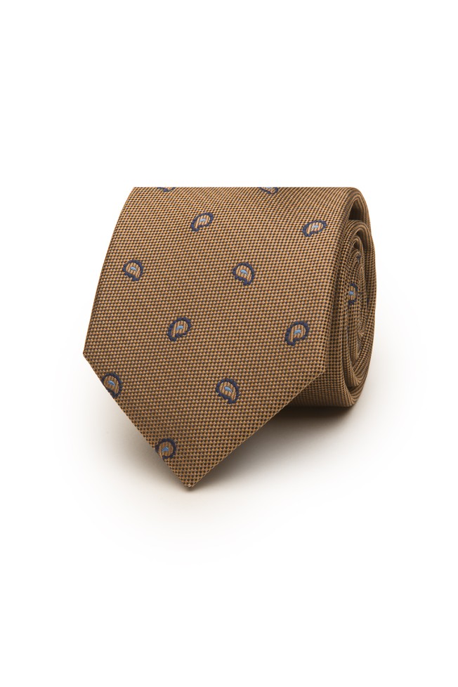 Corbata cornucopia con textura 