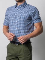 Camisa de manga corta y corte regular