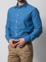 Camisa oxford slim fit