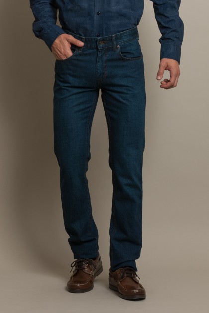 Denim Trousers Slim Fit with 5 Pockets