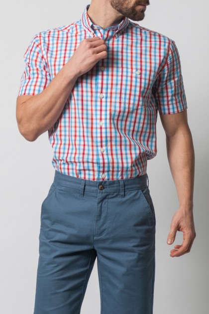 Sport Shirt Slim Fit with Short Sleeve