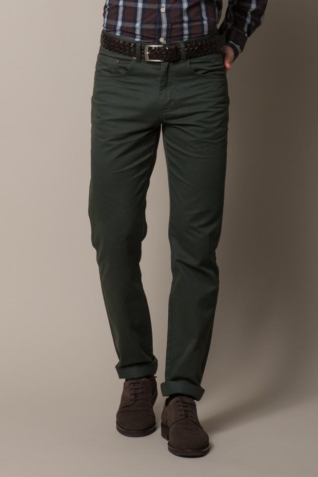 Pantalones de sarga 